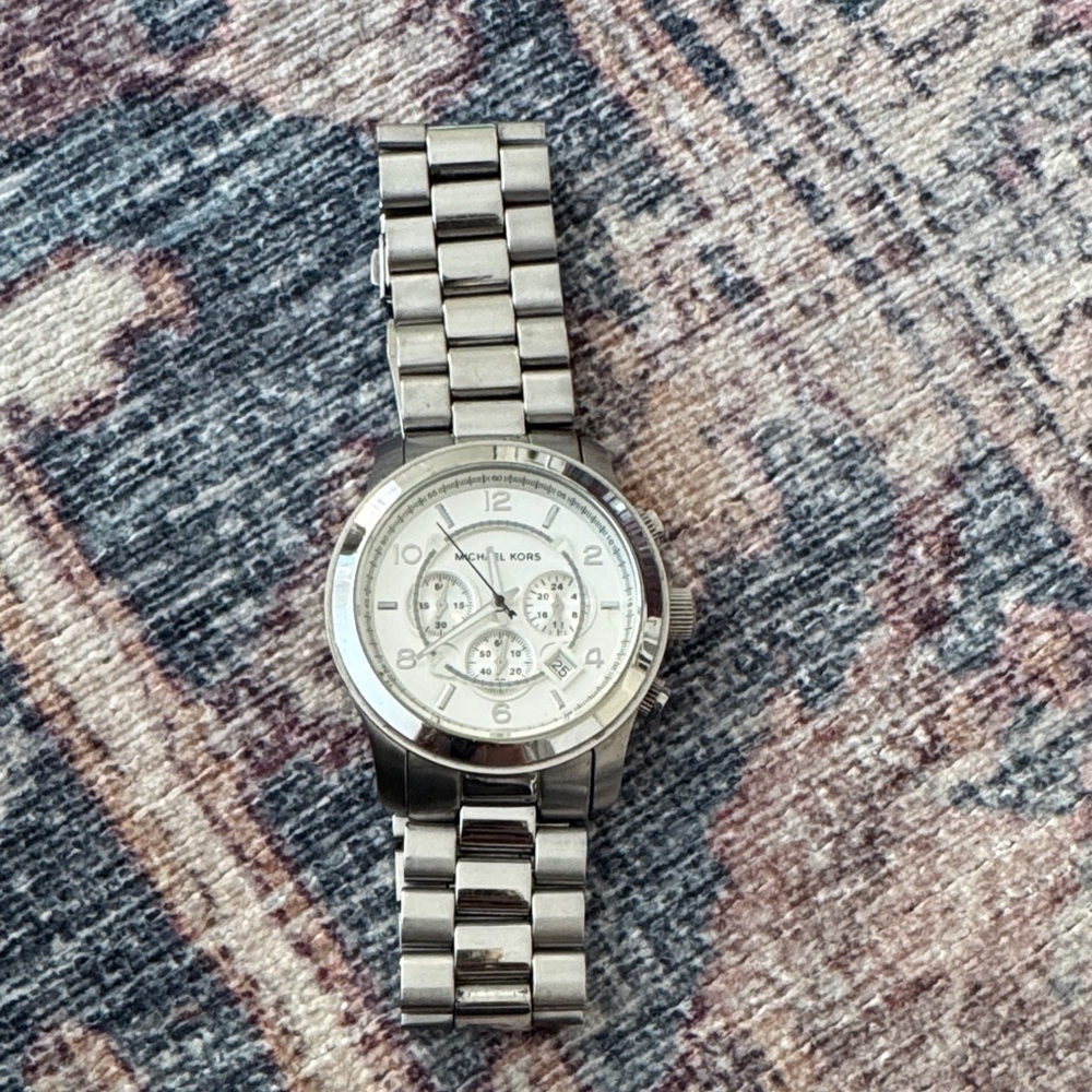 Michael Kors Silver Women’s Boyfriend Watch
